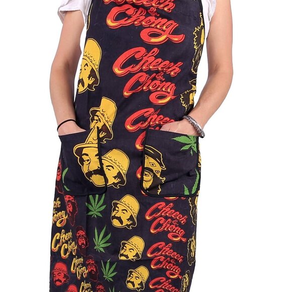 Cheech & Chong 3D Rasta Apron ~ Officially Licensed ~ 100% Cotton ~ Brand New! - Picture 2 of 2